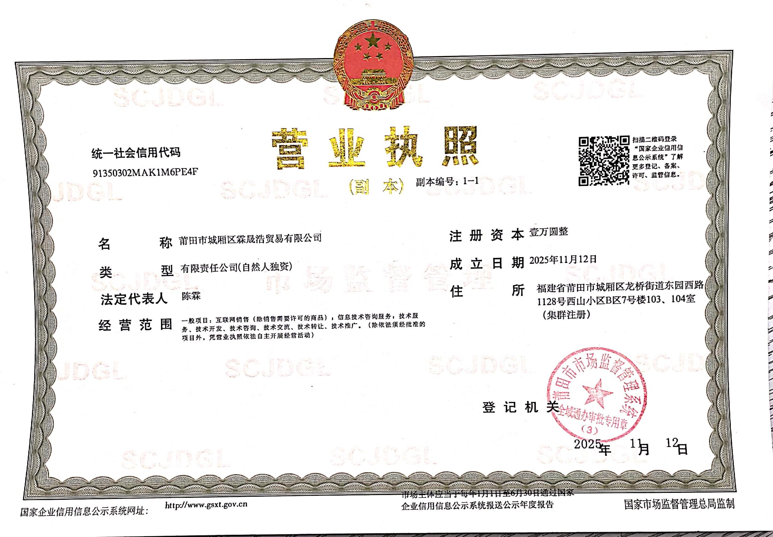 Business License